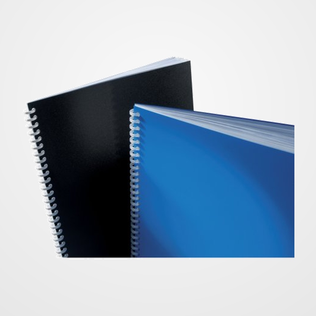 [18101102] TAPA de ENCUADERNAR GBC A4 0,5 mm PP op. AZUL (POLYCOVER) CAJA de 100