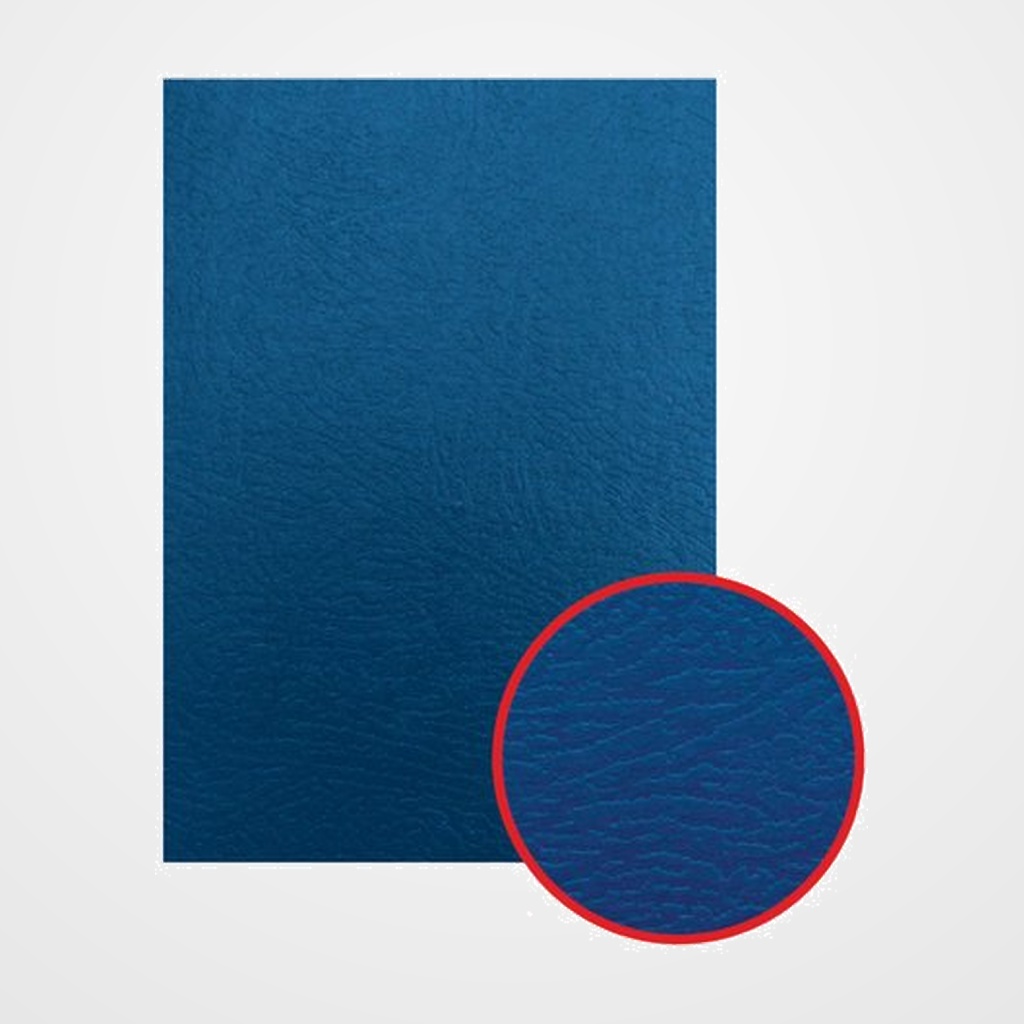 TAPA de ENCUADERNAR GBC IBISTOLEX CARTON GOFRADO A4 0,75 mm AZUL (PACK de 50)