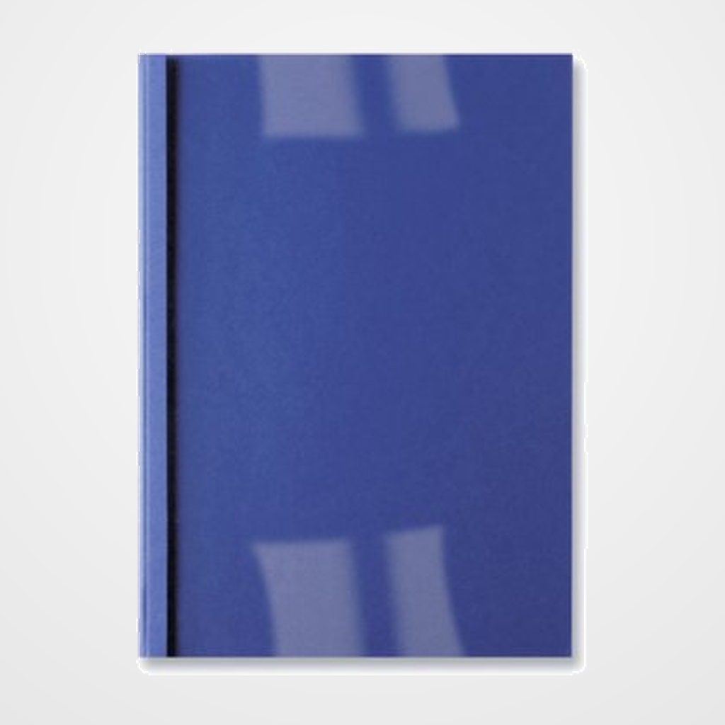 [18108003] TAPA de ENCUADERNAR TERMICA GBC A4 IBILEATHER 1,5 mm ctr.300 g AZUL CAJA de 100