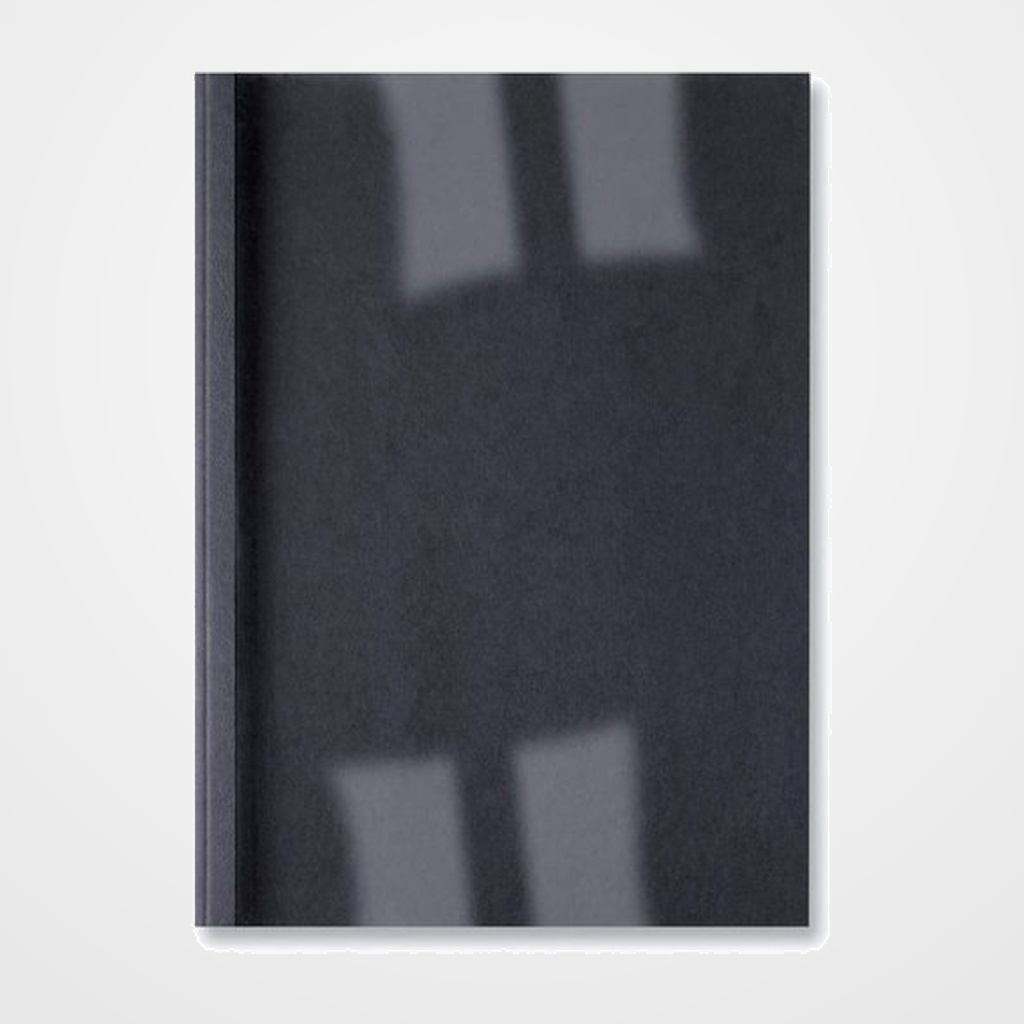 [18108001] TAPA de ENCUADERNAR TERMICA GBC A4 IBILEATHER 1,5 mm ctr.300 g NEGRO CAJA de 100