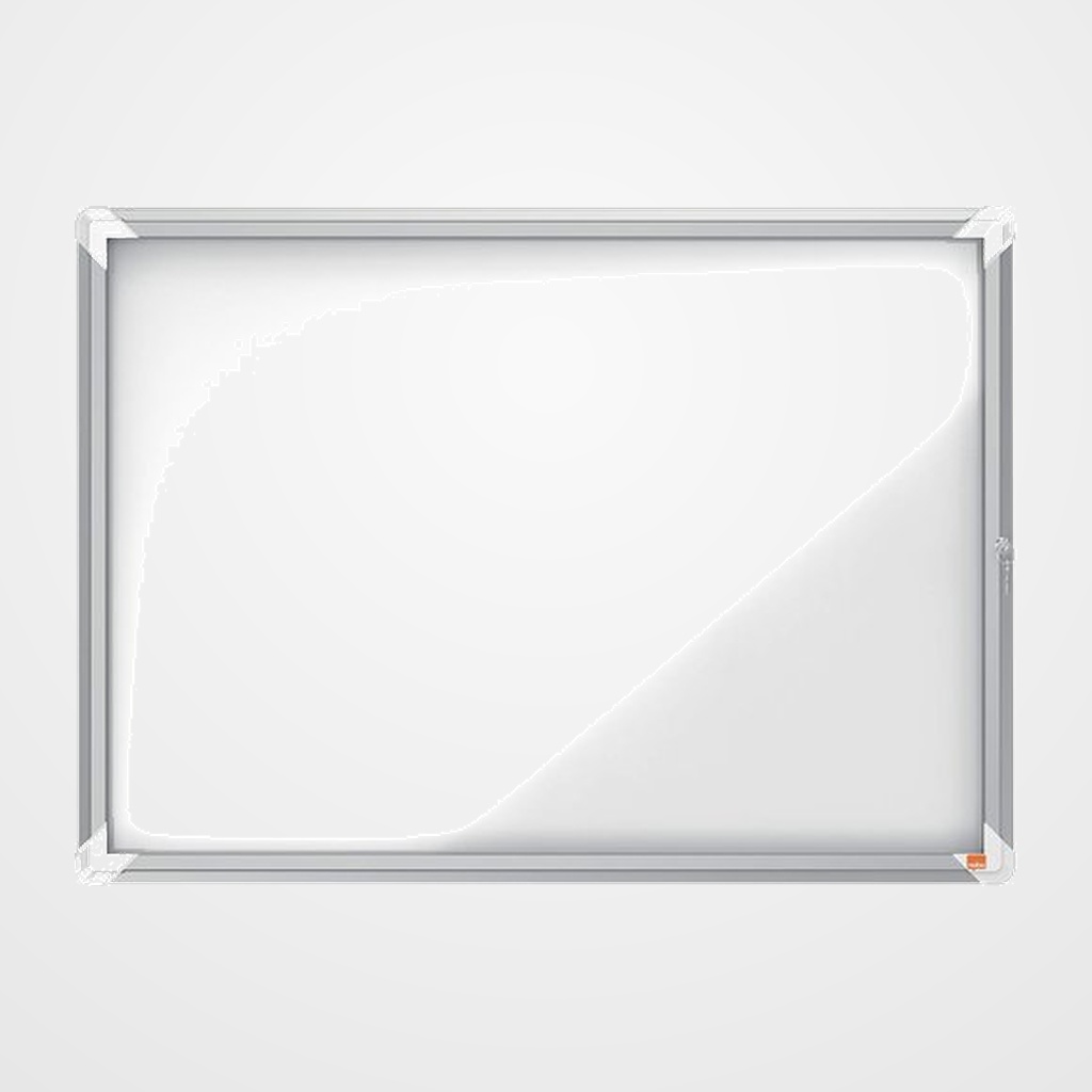 VITRINA NOBO de INTERIOR BLANCA MAGNETICA para  8 hojas A4