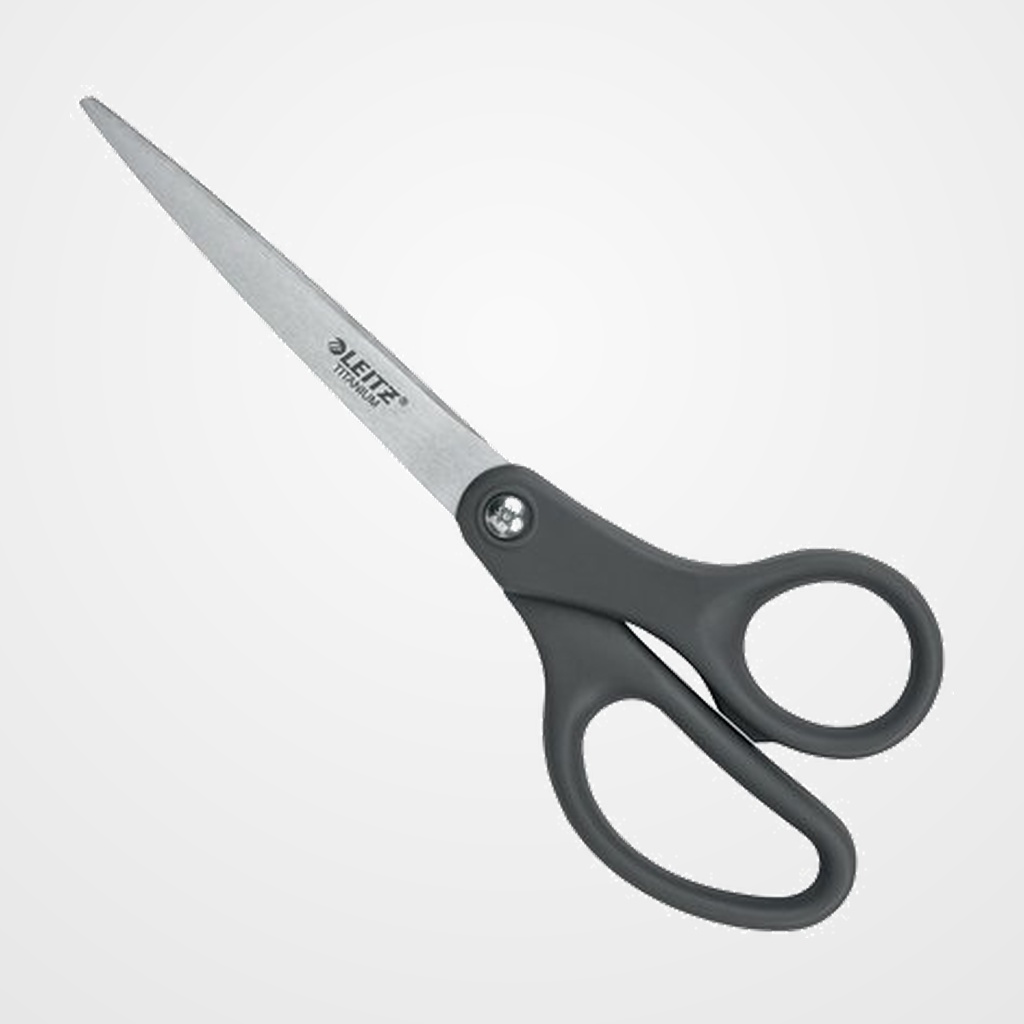 [27601324] TIJERAS LEITZ TITANIO 18 cm. GRIS OSCURO