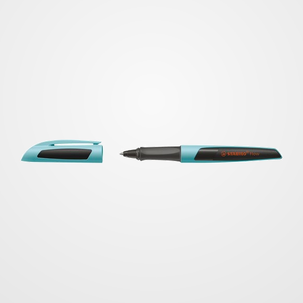 BOLIGRAFO STABILO FLOW 0,5 AZUL PURISTA (tinta azul)