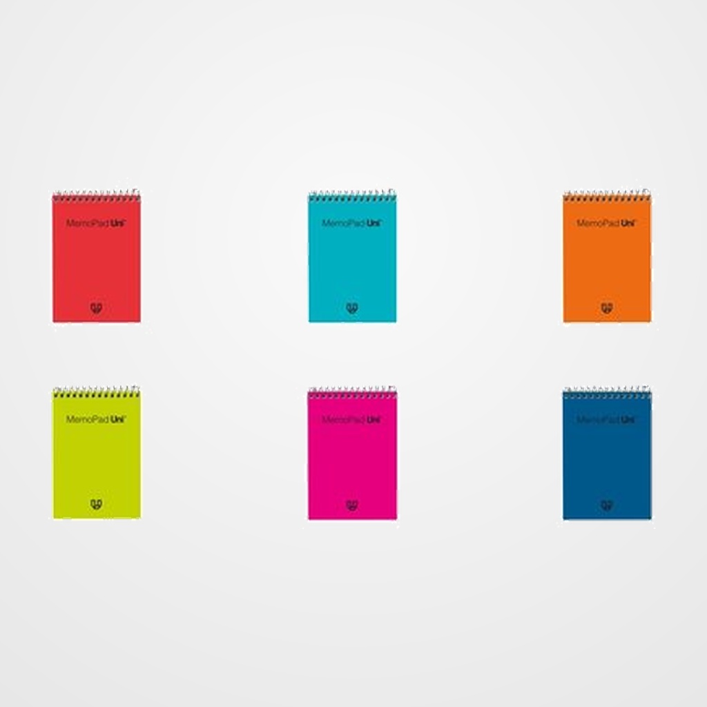 BLOC tapa PP UNIPAPEL MEMOBLOC 12º  80h APAISADO CUADRICULA 4X4 60g