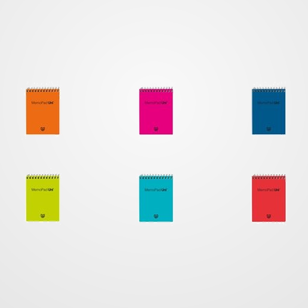 BLOC tapa PP UNIPAPEL MEMOBLOC 16º  80h APAISADO CUADRICULA 4X4 60g