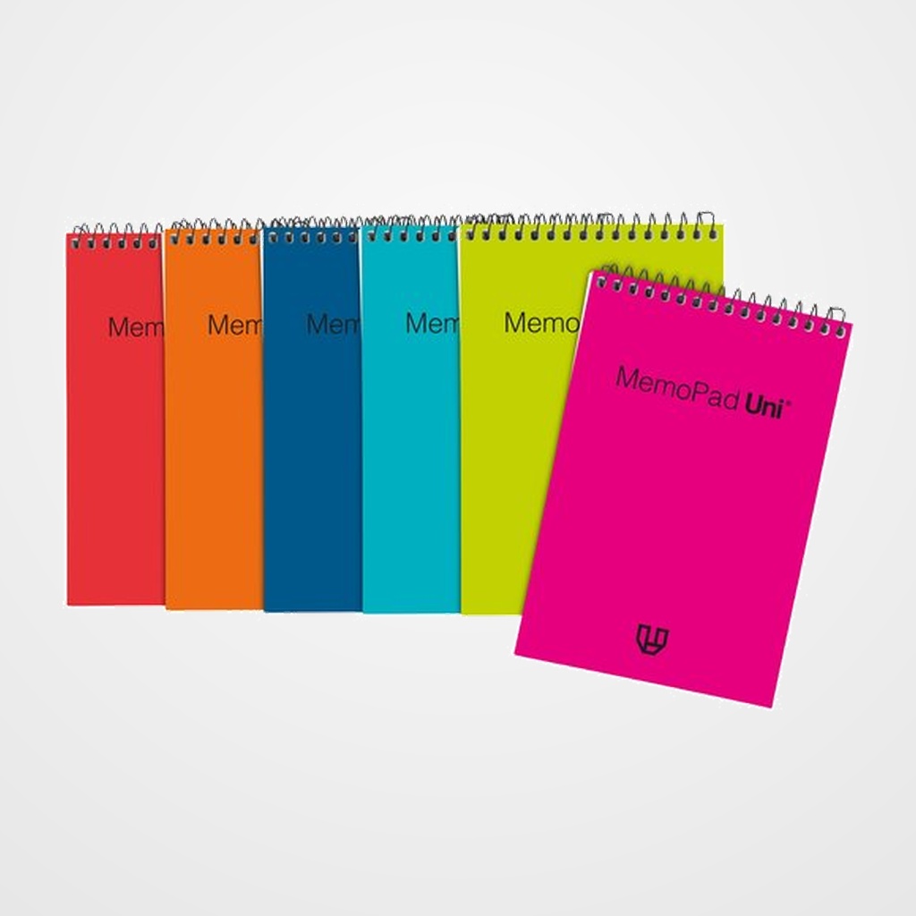 BLOC tapa PP UNIPAPEL MEMOBLOC 8º  80h APAISADO CUADRICULA 4X4 60g