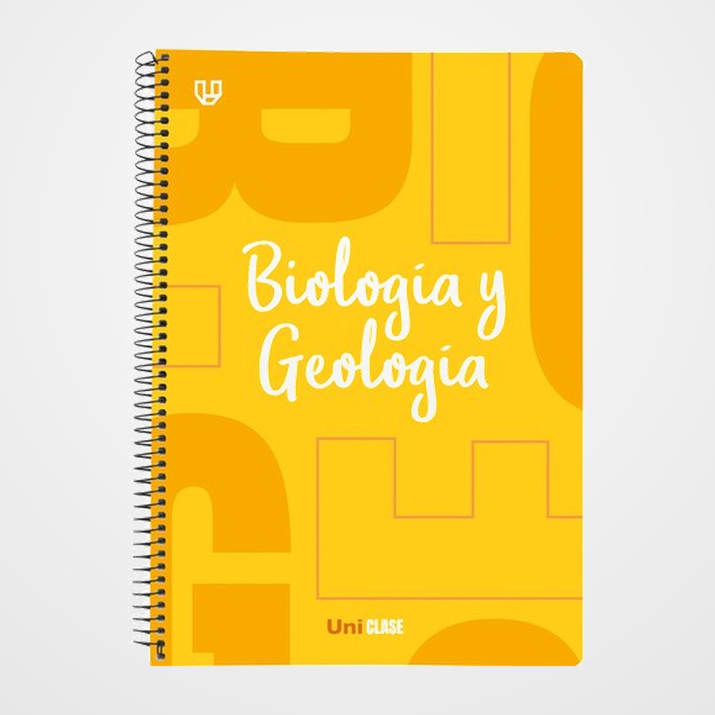 BLOC UNICLASE tapa PP Fº 80h CUAD. 4x4 90g BIOLOGIA Y GEOLOGIA AMARILLO