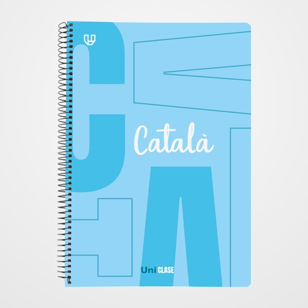 BLOC UNICLASE tapa PP Fº 80h CUAD. 4x4 90g CATALA AZUL CLARO