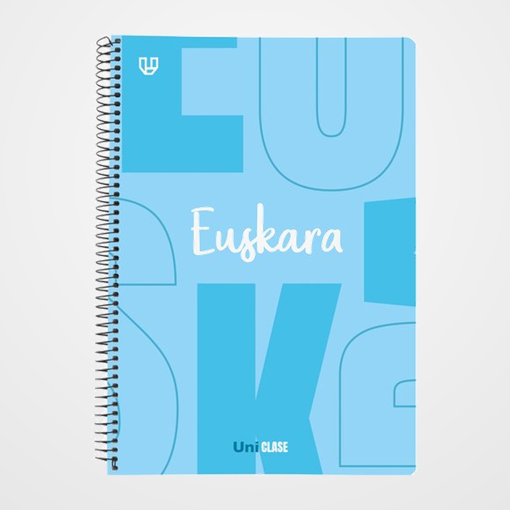 BLOC UNICLASE tapa PP Fº 80h CUAD. 4x4 90g EUSKARA AZUL CLARO