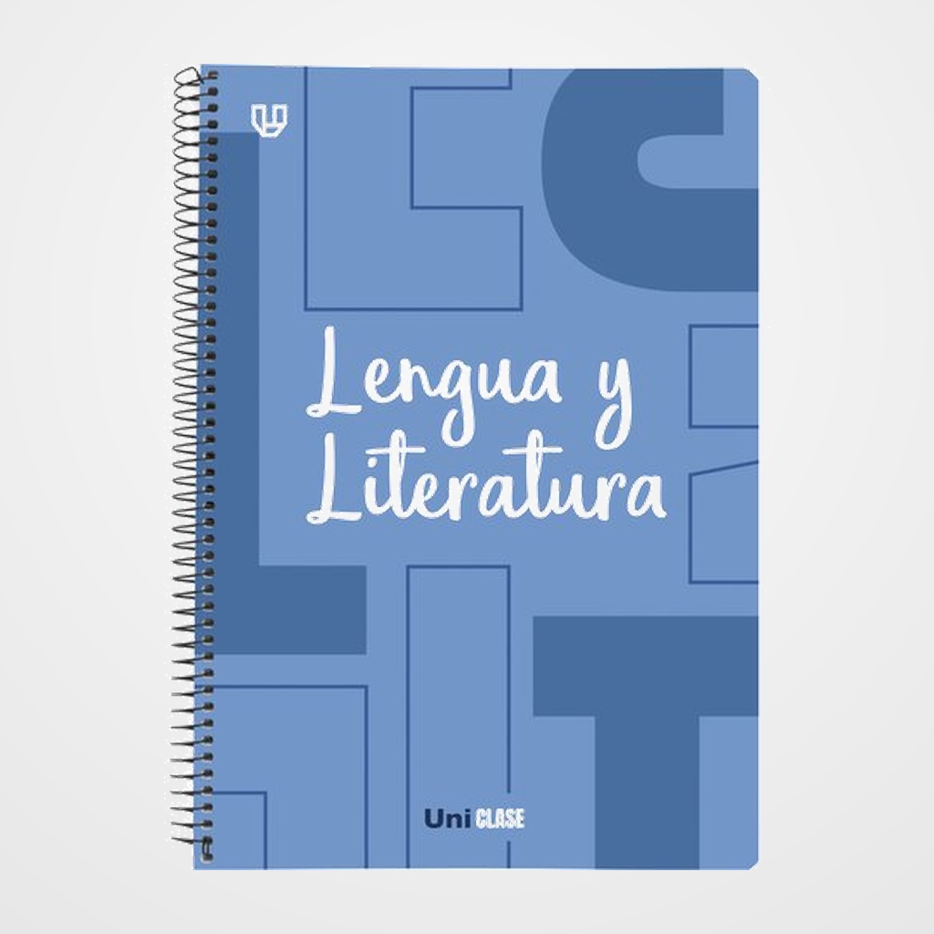 BLOC UNICLASE tapa PP Fº 80h CUAD. 4x4 90g LENGUA Y LITERATURA AZUL