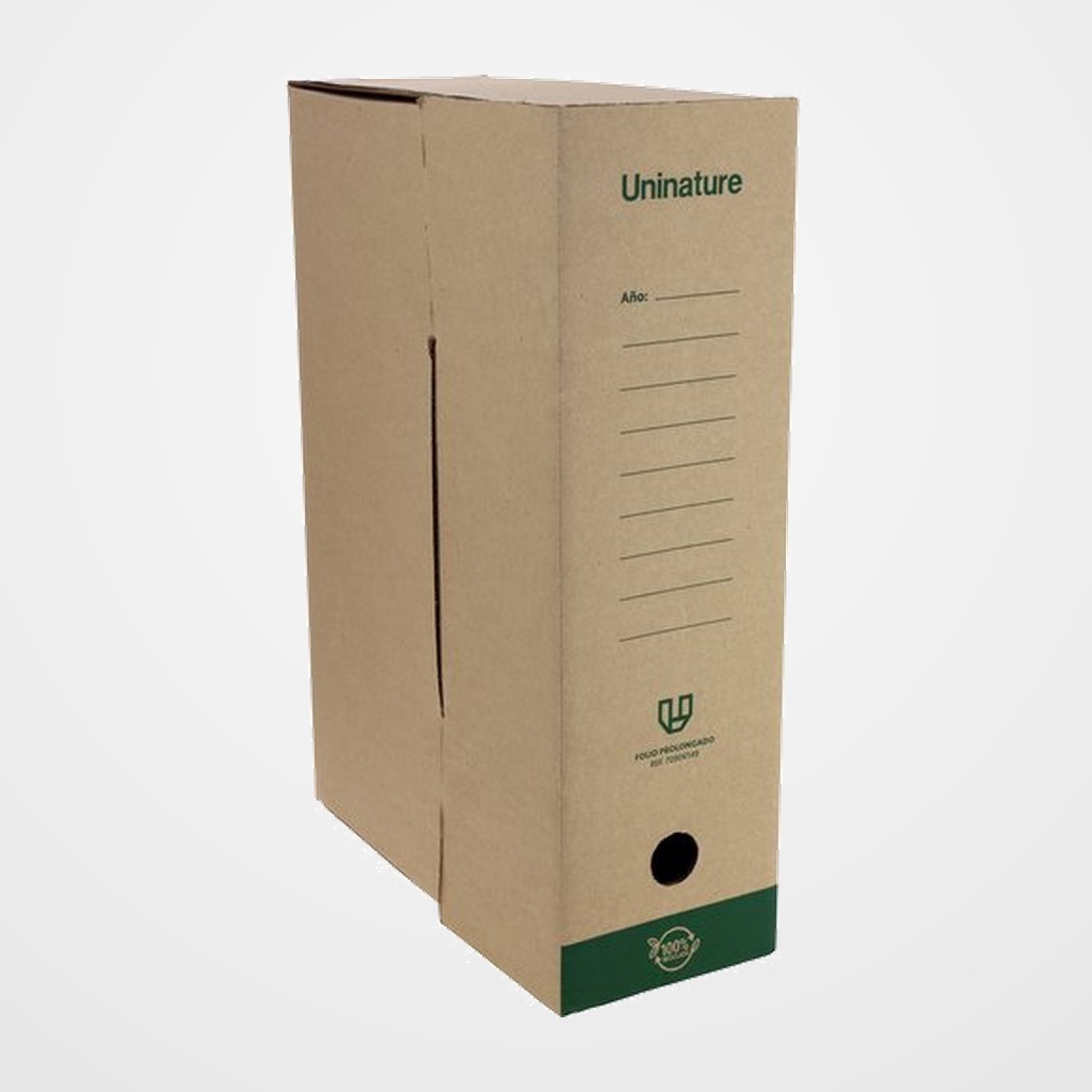 CAJA ARCHIVO DEFINITIVO UNINATURE CARTON Fº PROLONGADO