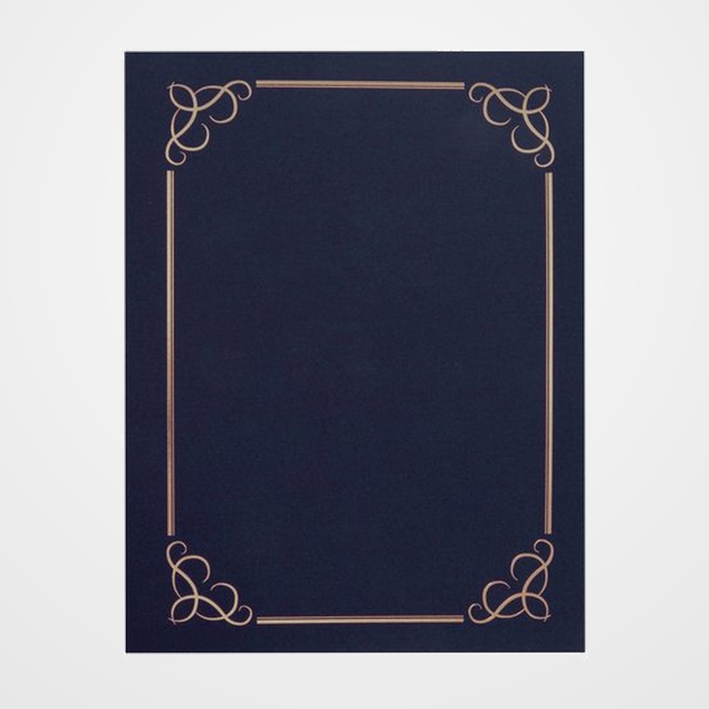 [10402090] CARPETA APLI PARA CERTIFICADOS Fº 300g AZUL PAQUETE DE 5