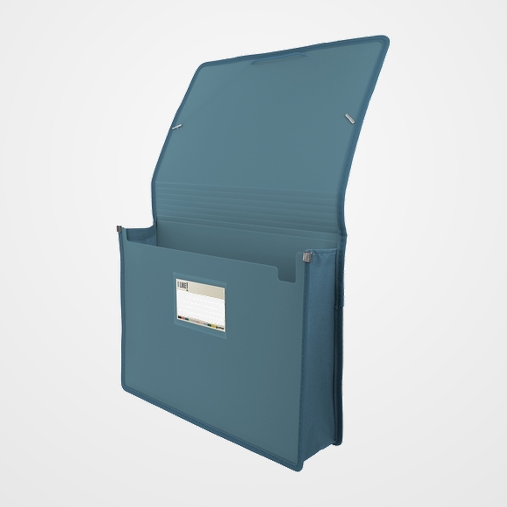 [10405451] CARPETA de GOMAS y SOLAPAS GRAFOPLAS PP LIKE 3 MAXI A4+ AZUL OSCURO