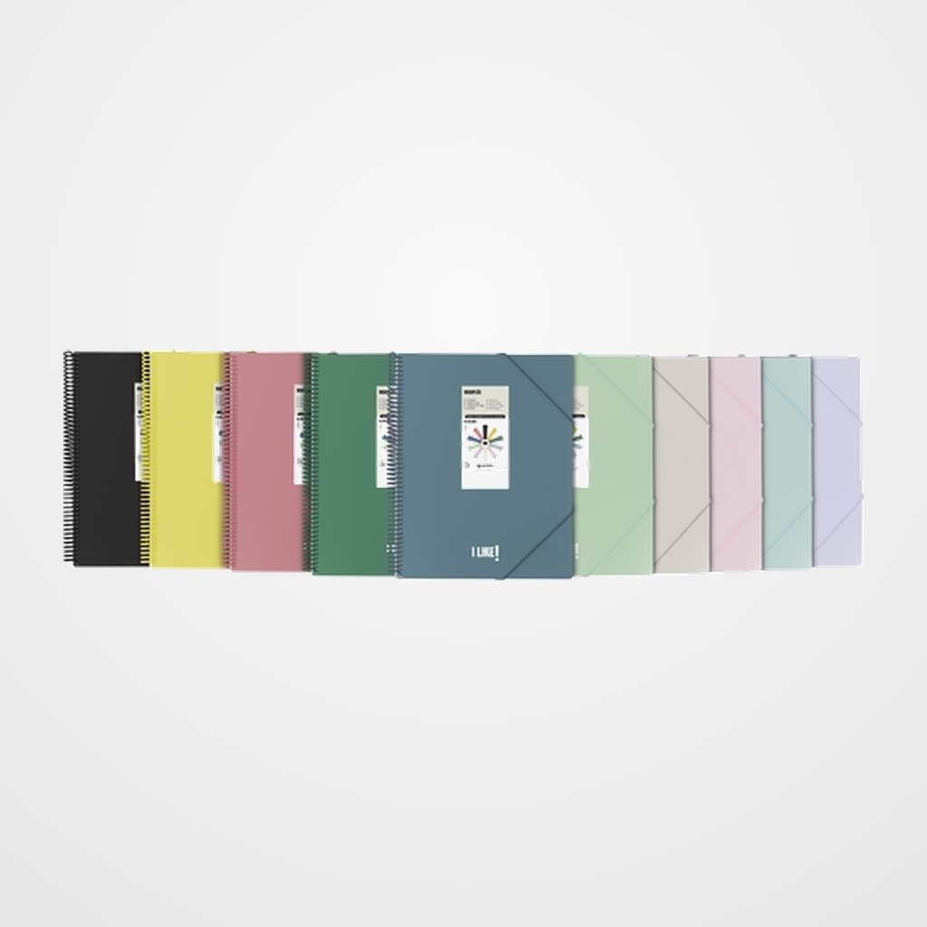 CARPETA FUNDAS (TARIFARIO) GRAFOPLAS ESPIRAL PP RIGIDO MAXIPLAS LIKE 3 A4 50 F. SURTIDO