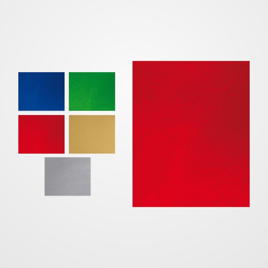[10705010] CARTULINA METALIZADA 50x65 cm FIXO KIDS 220g ROJO PAQUETE de 10