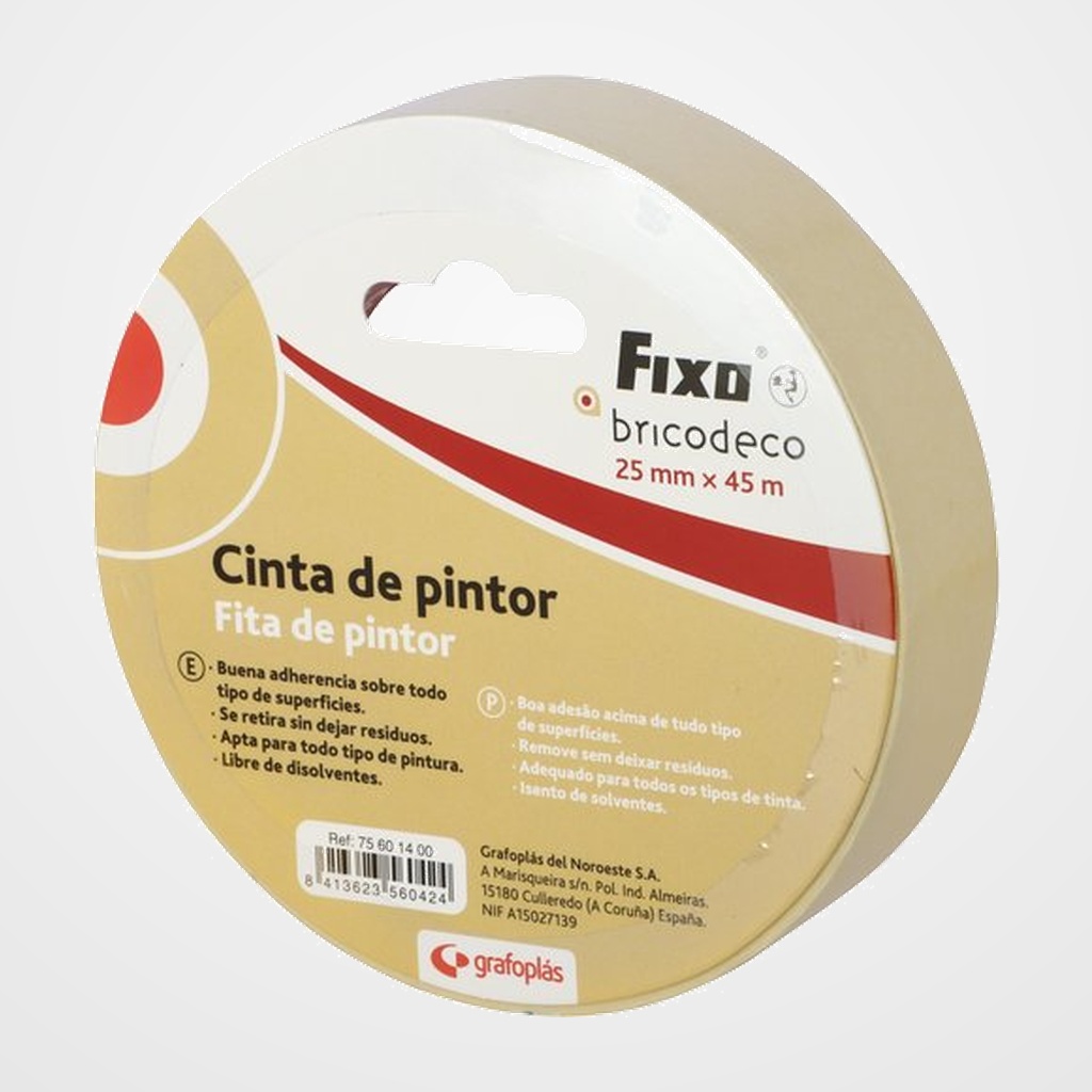 CINTA de PINTOR FIXO BRICODECO rollo 45x25