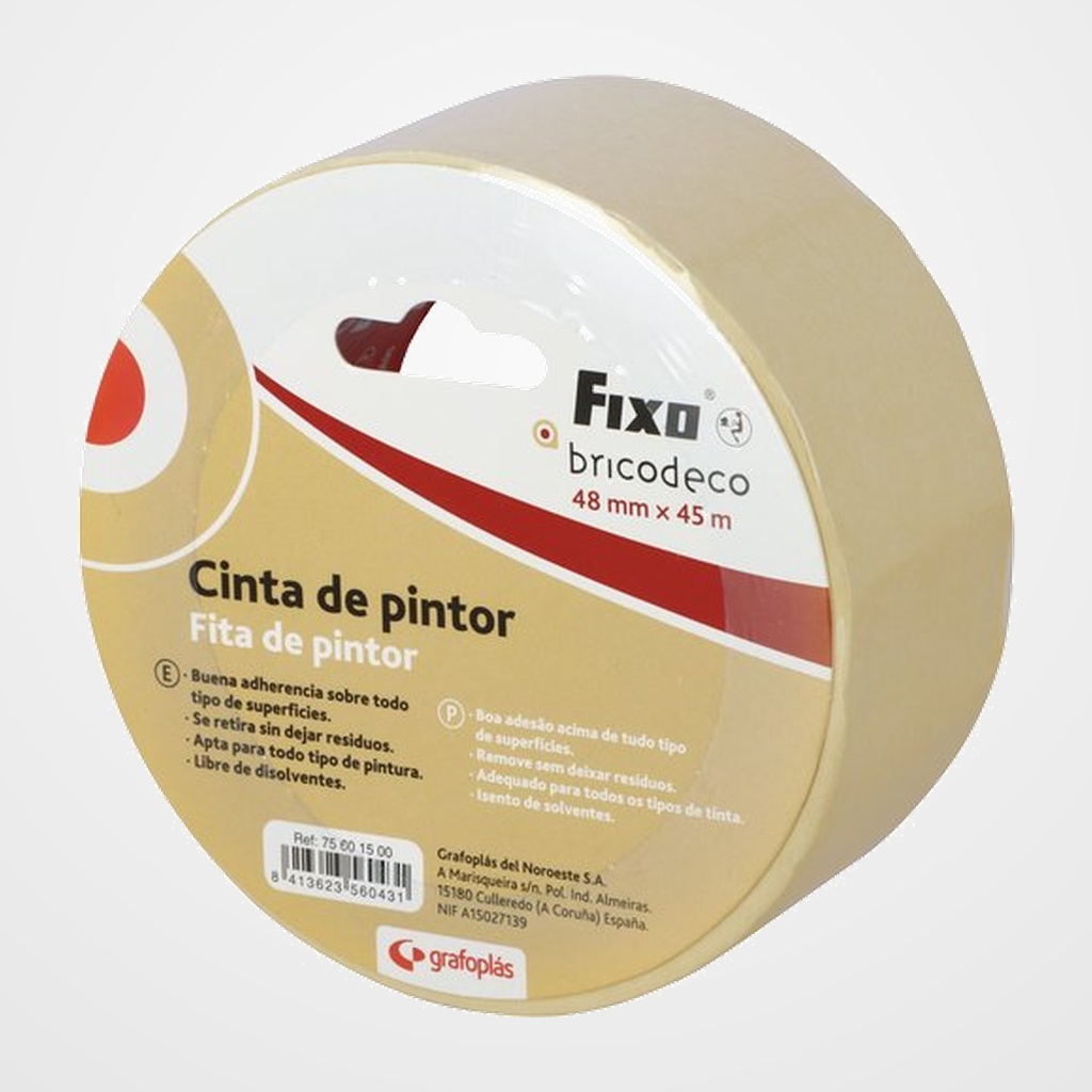 CINTA de PINTOR FIXO BRICODECO rollo 45x48