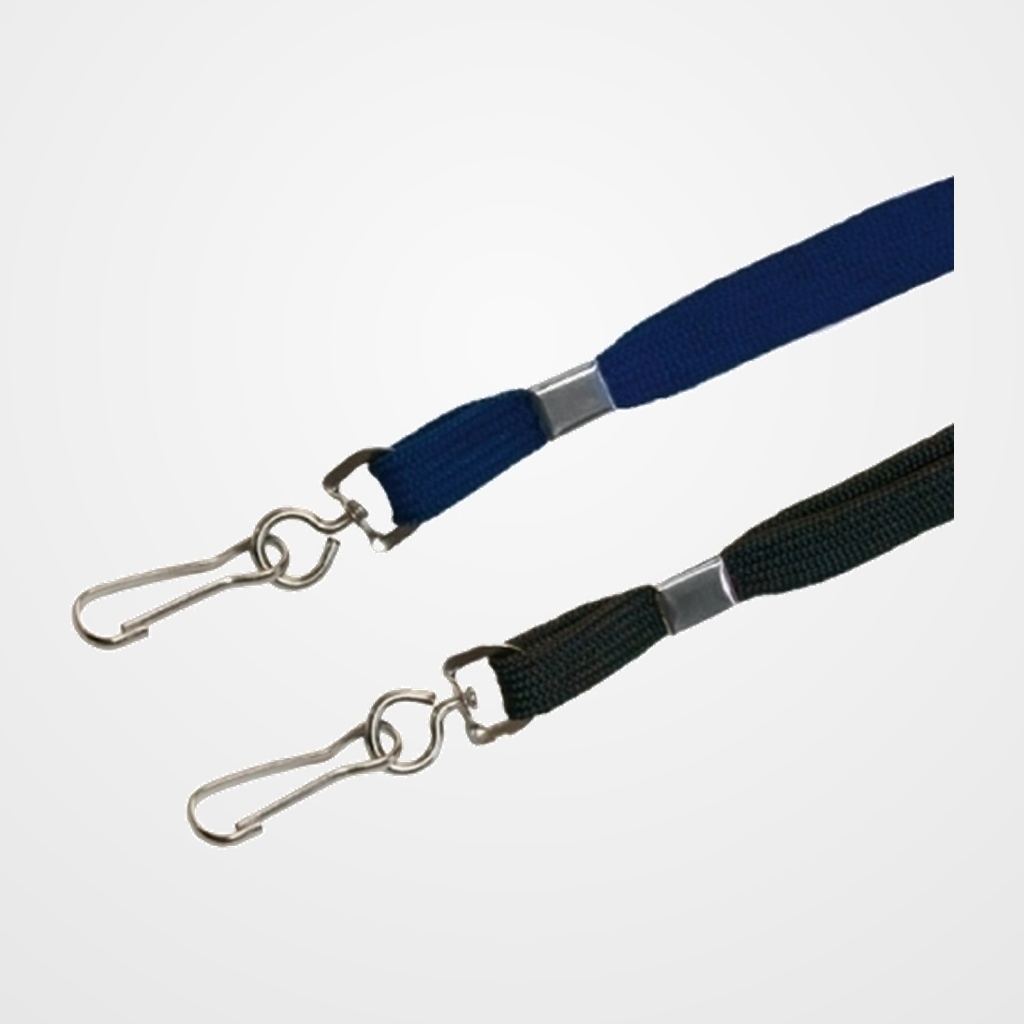 CORDON PARA DISTINTIVO GRAFOPLAS CON MOSQUETON AZUL MARINO PAQUETE de 50