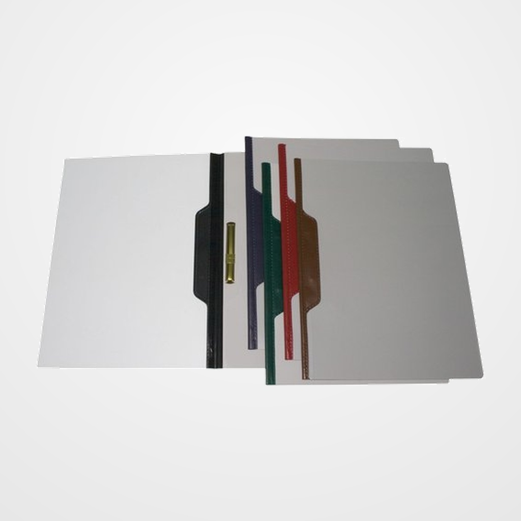 [18003012] DOSIER FASTENER GRAFOPLAS PVC A4 LOMO CURVO NEGRO