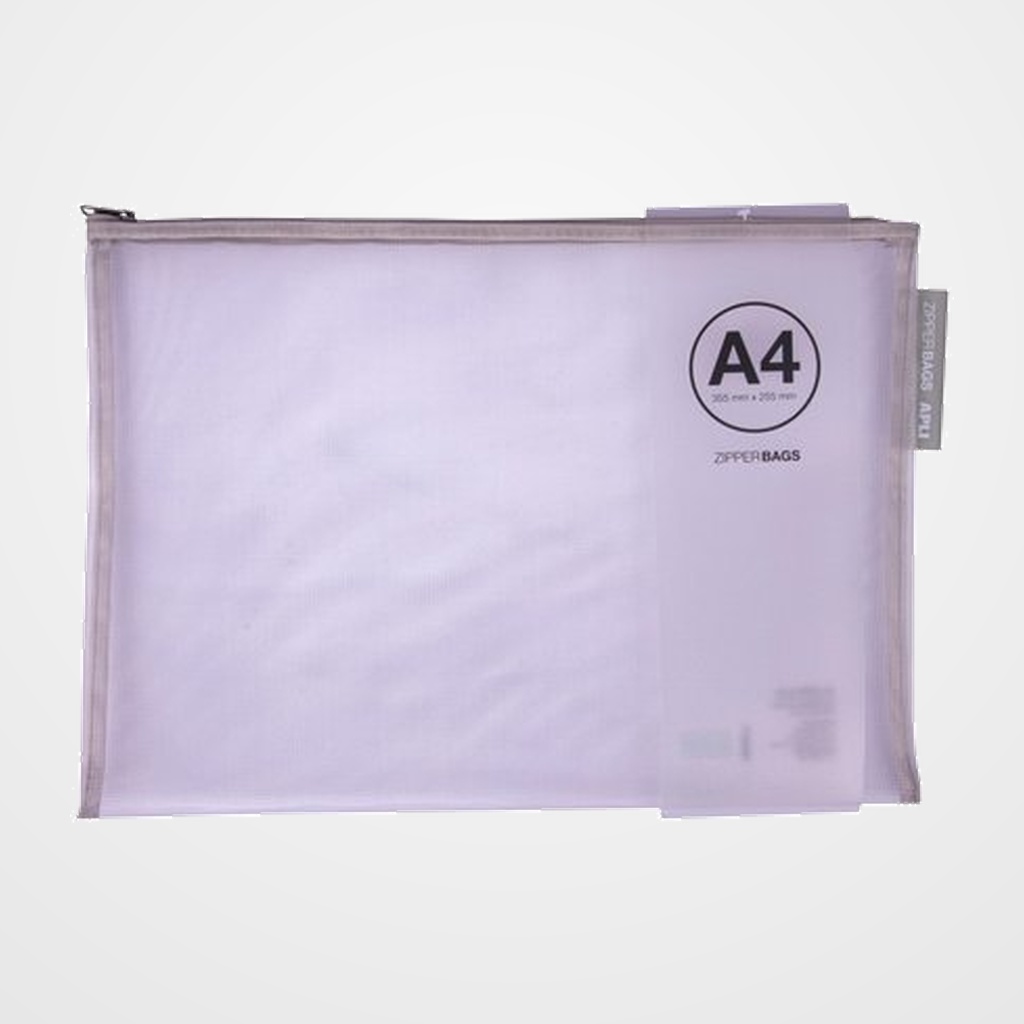 [18001791] DOSIER SOBRE APLI CREMALLERA NYLON A4 COLORES SURTIDOS