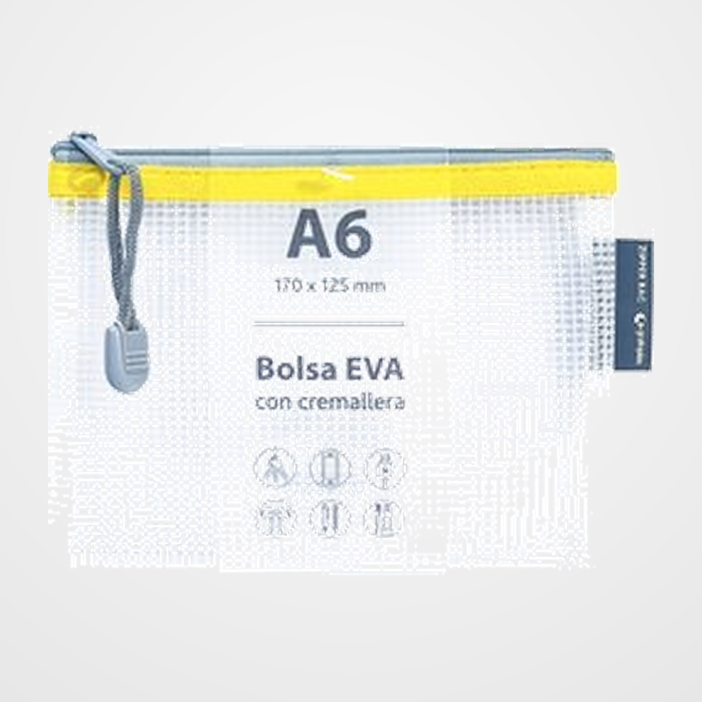 [18002220] DOSIER SOBRE GRAFOPLAS CREMALLERA EVA-BAG A5 AMARILLO