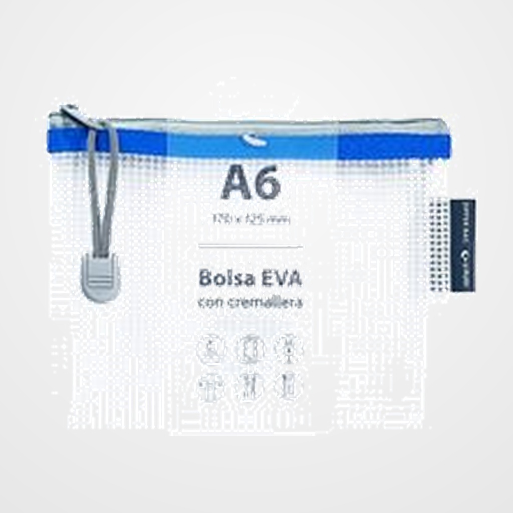 [18002218] DOSIER SOBRE GRAFOPLAS CREMALLERA EVA-BAG A5 AZUL