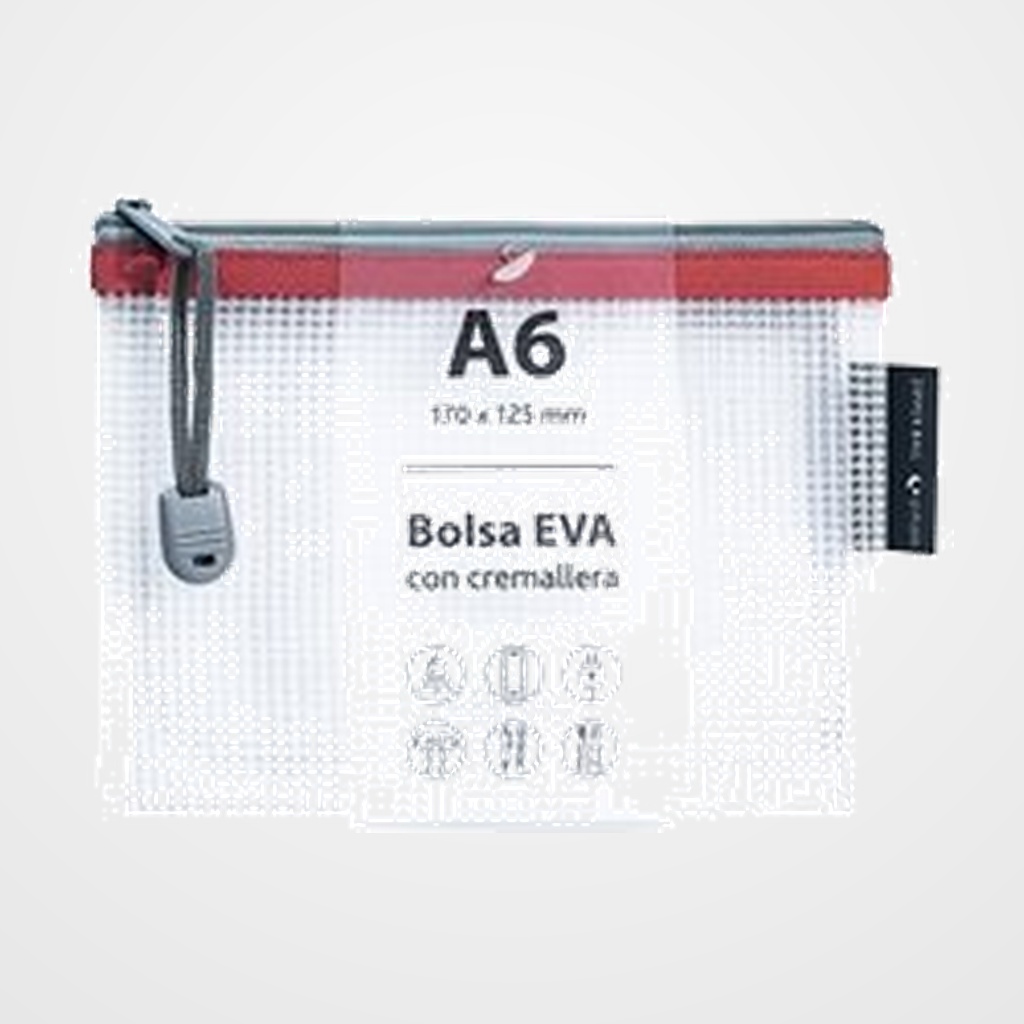 DOSIER SOBRE GRAFOPLAS CREMALLERA EVA-BAG A5 ROJO