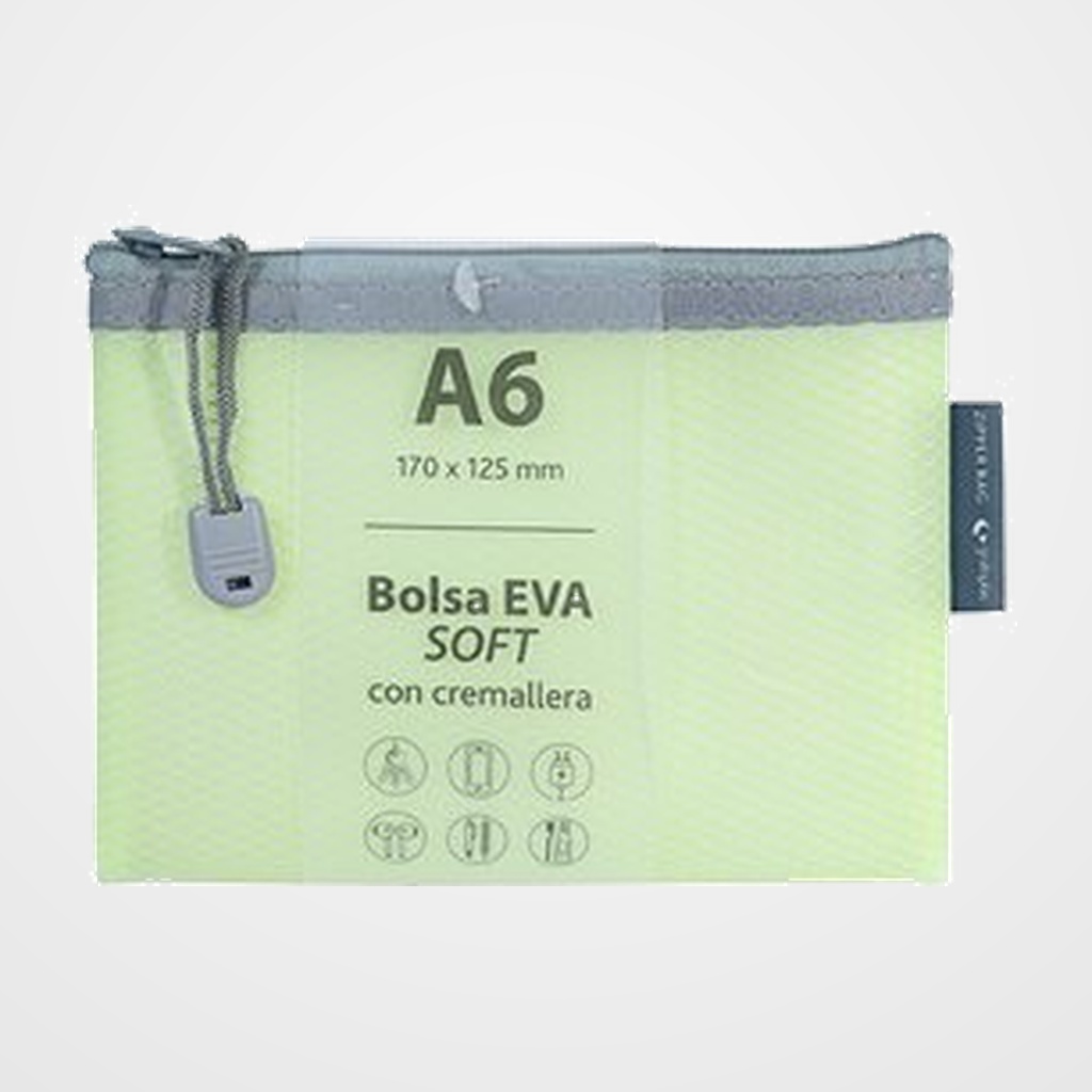 DOSIER SOBRE GRAFOPLAS CREMALLERA EVA-BAG A6 MATE MINT SOFT