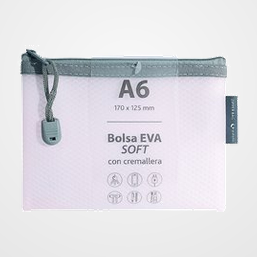 [18002237] DOSIER SOBRE GRAFOPLAS CREMALLERA EVA-BAG A6 MATE ROSA SOFT