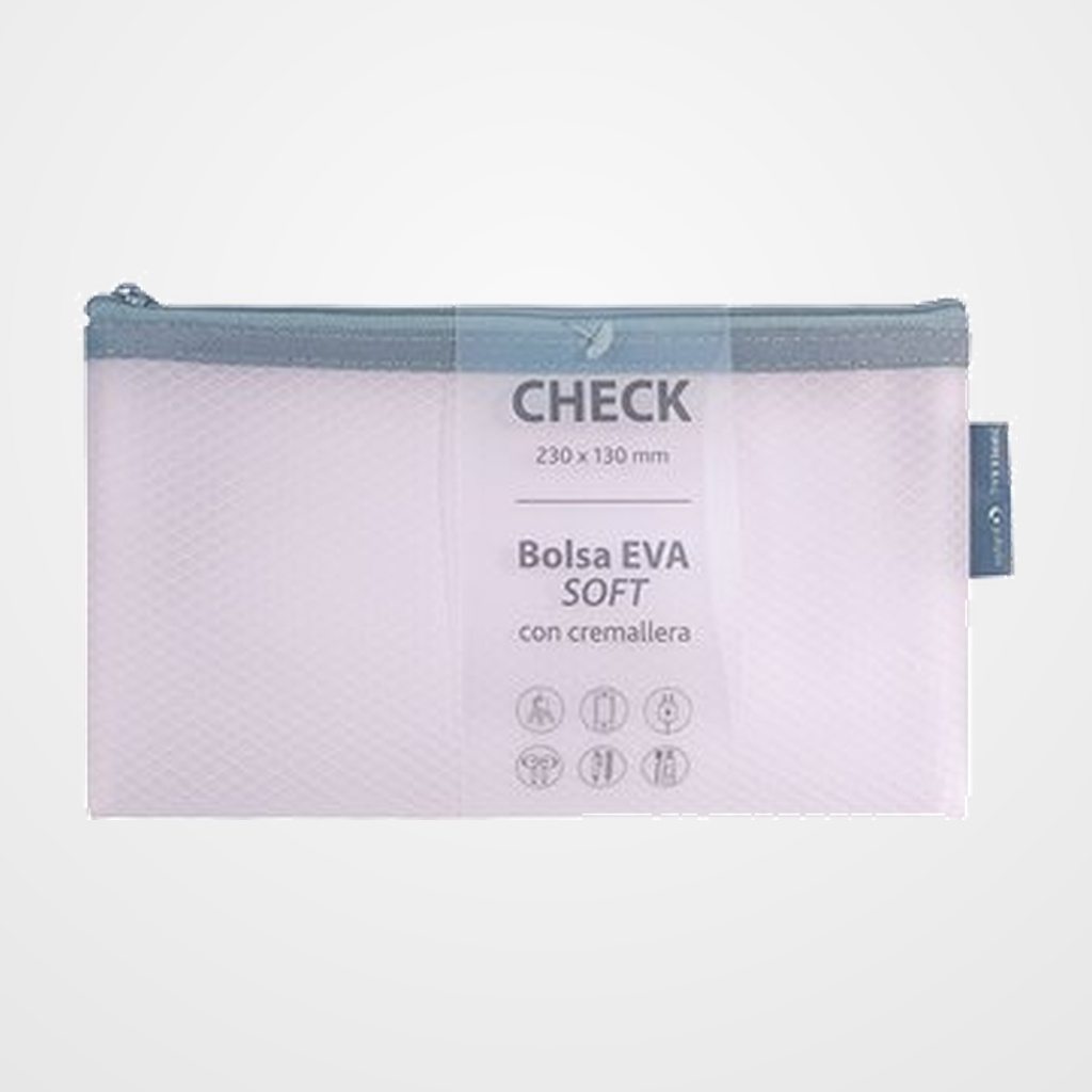 DOSIER SOBRE GRAFOPLAS CREMALLERA EVA-BAG CHECK MATE ROSA SOF