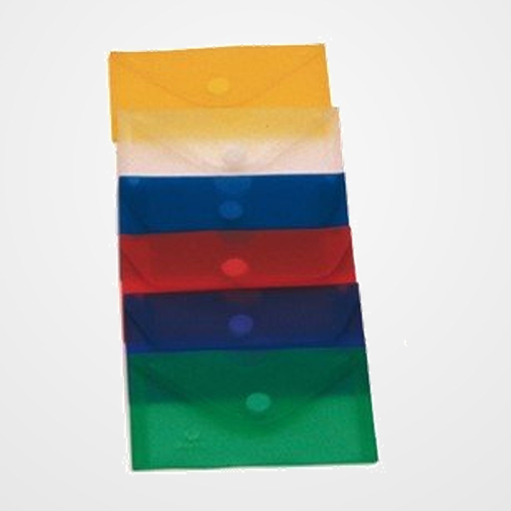 DOSIER SOBRE GRAFOPLAS PP ECOPLAS VELCRO 62x105mm (TARJETA) AMARILLO