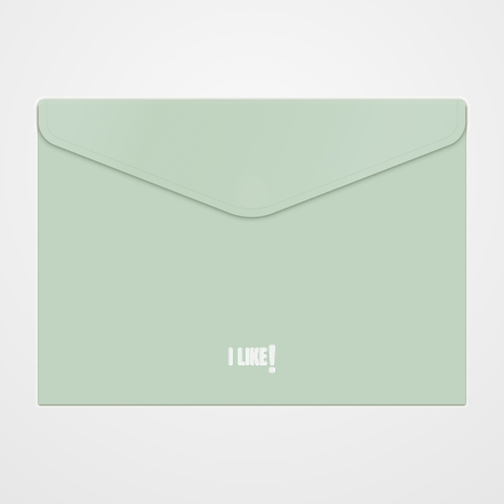 [18002155] DOSIER SOBRE GRAFOPLAS PP LIKE 3 OPACO VELCRO A5 VERDE CLARO