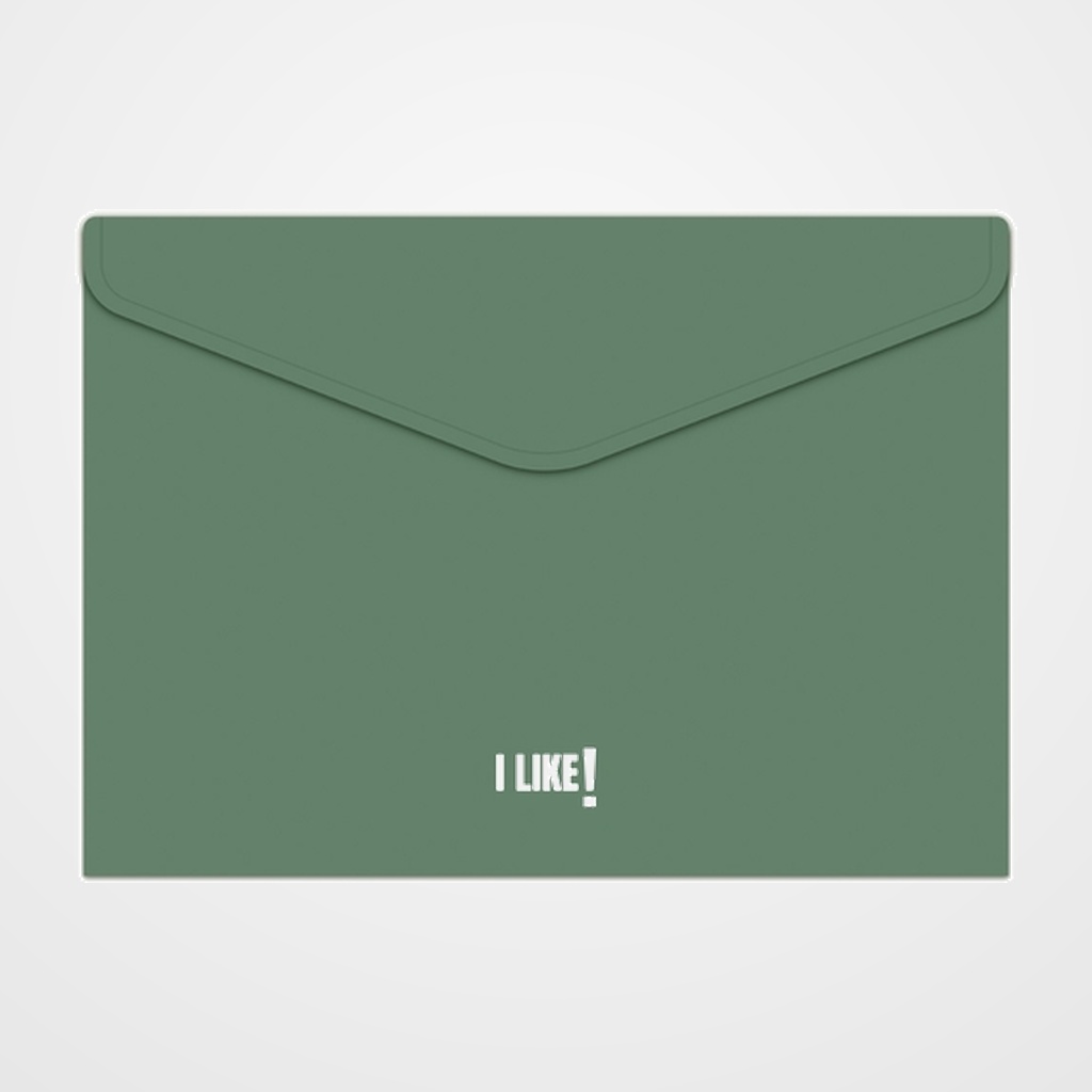 [18002156] DOSIER SOBRE GRAFOPLAS PP LIKE 3 OPACO VELCRO A5 VERDE OSCURO