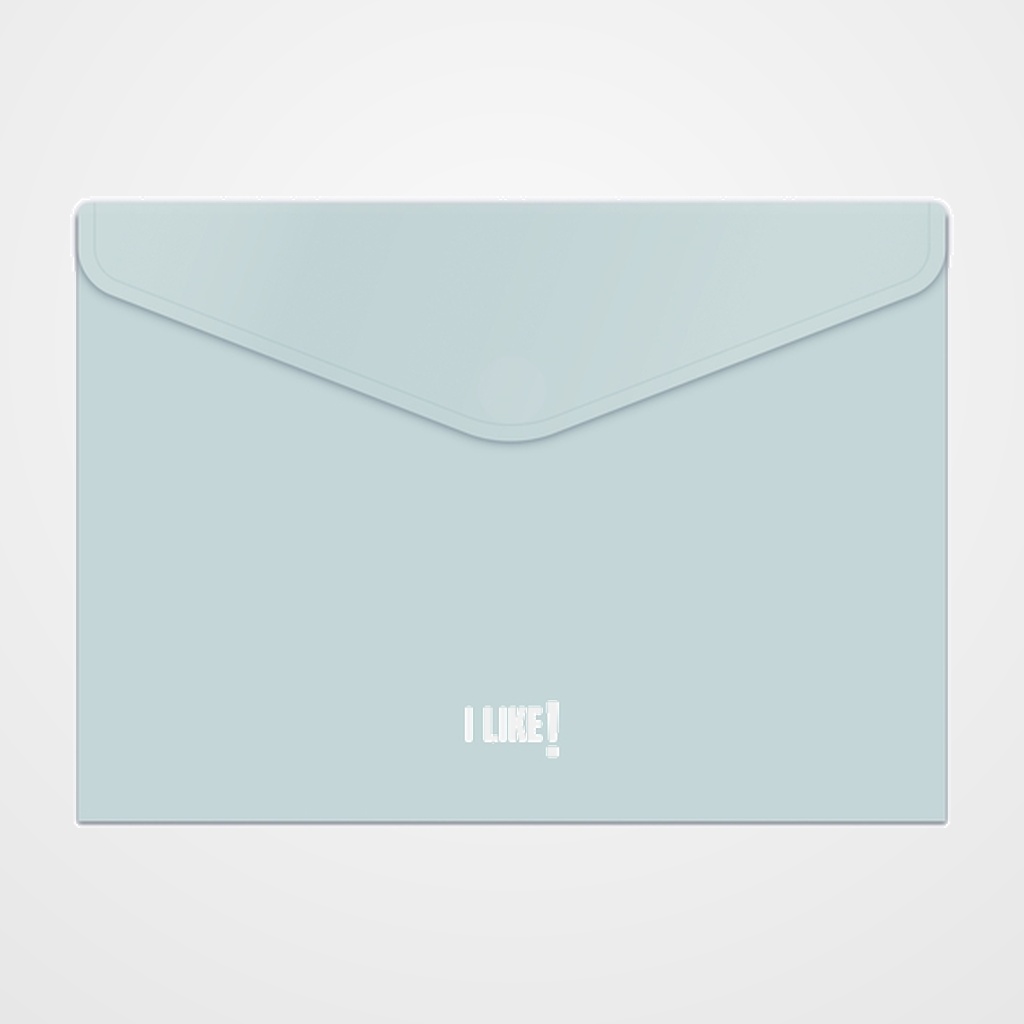 [18002147] DOSIER SOBRE GRAFOPLAS PP LIKE 3 OPACO VELCRO Fº AZUL CLARO