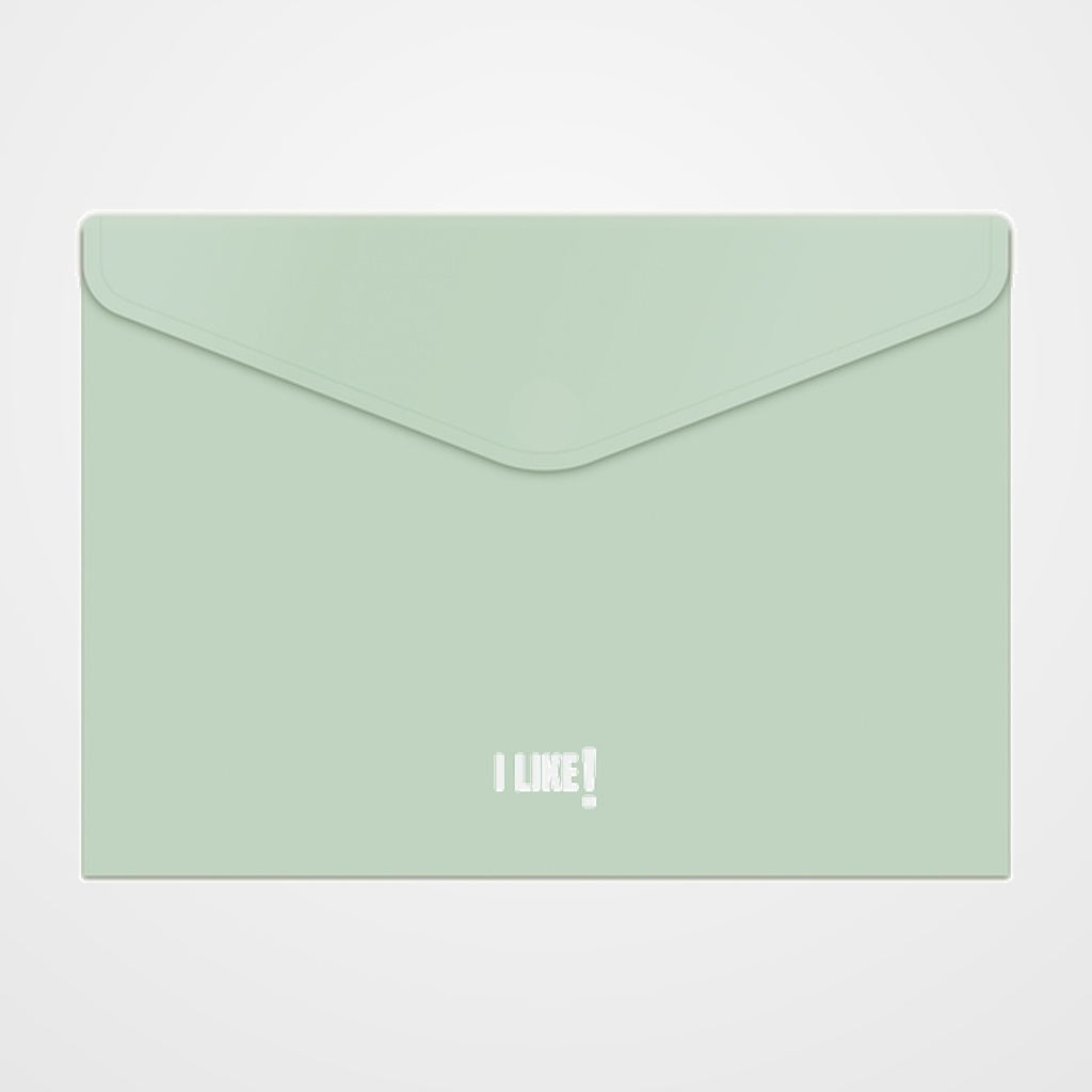 [18002145] DOSIER SOBRE GRAFOPLAS PP LIKE 3 OPACO VELCRO Fº VERDE CLARO