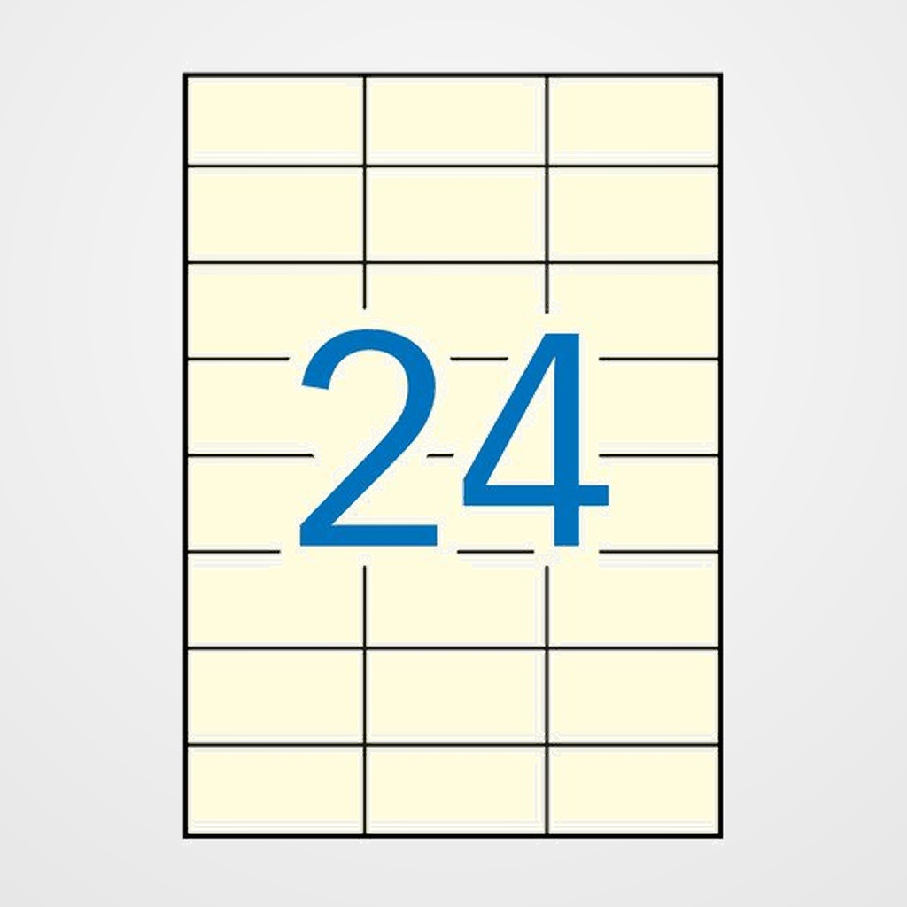 [18802182] ETIQUETAS ADH.IMPR.APLI A4 COL.PASTEL ROSA C.RECTOS BLISTER 20h 70x37 mm 480 uds.(11843)