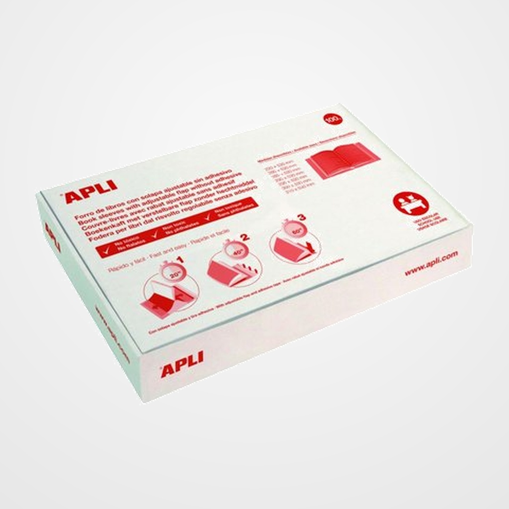 FORRO AJUSTABLE APLI TRANS. 295 MM 100 UNIDADES