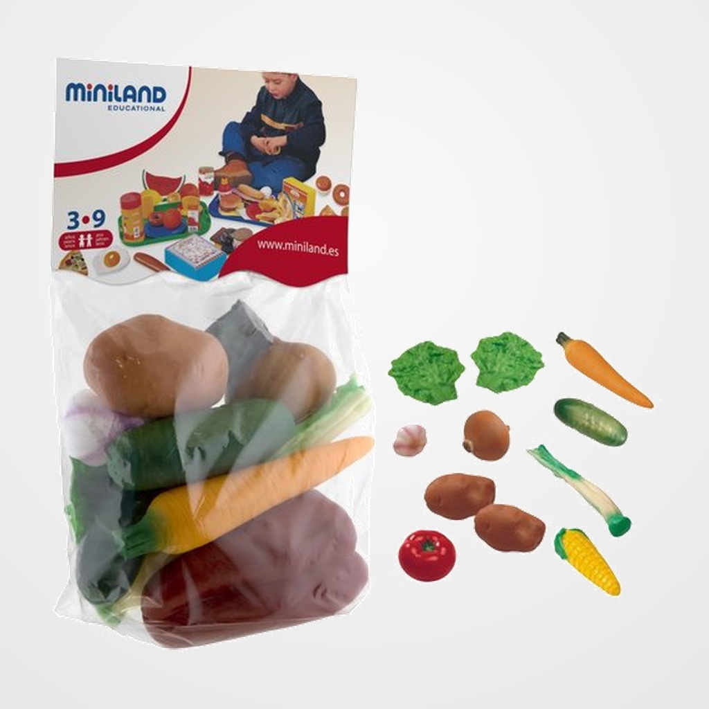 BOLSA MINILAND 11 PIEZAS DE HORTALIZAS SURTIDAS