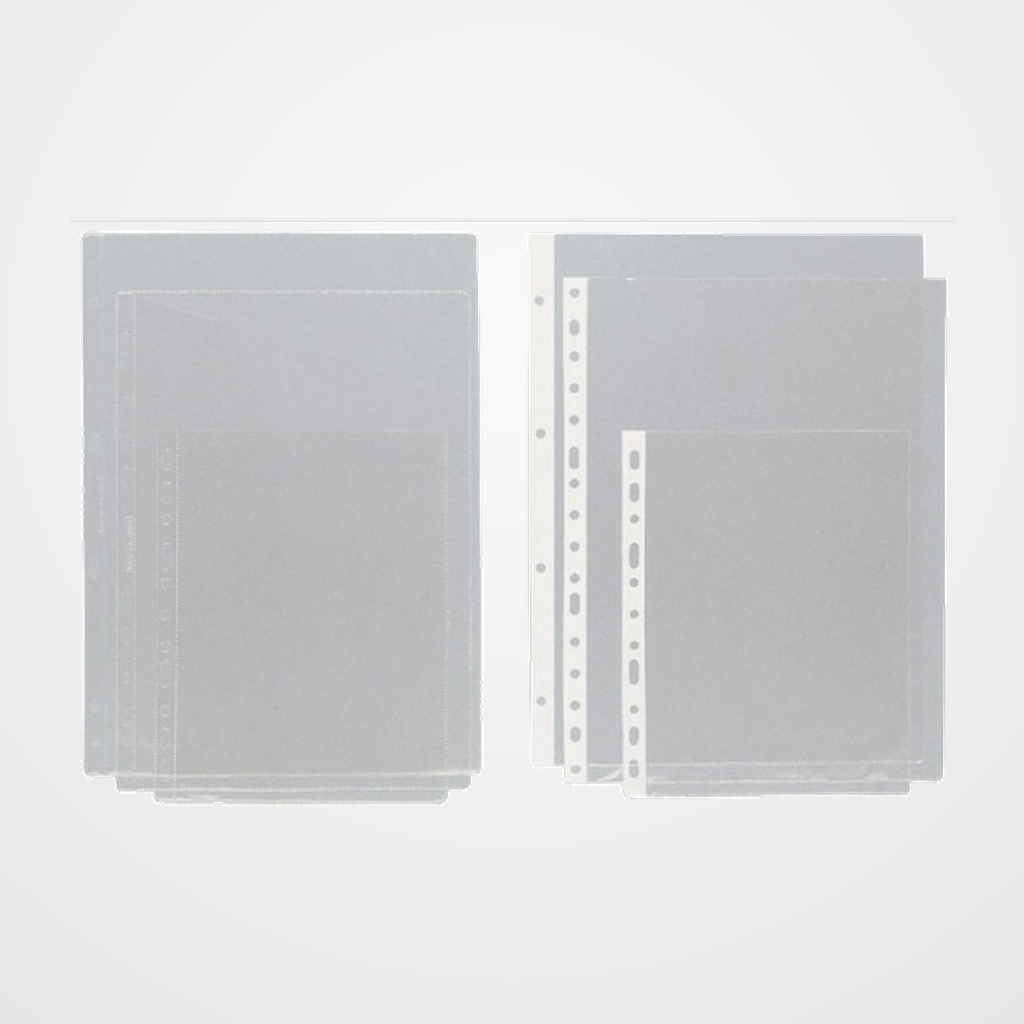 [19801107] FUNDA MULTITALADRO GRAFOPLAS PVC 100µ Fº 16 TAL.sin REFUERZO PAQUETE de 100