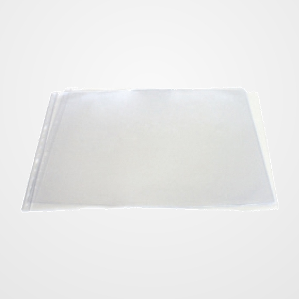 [19801124] FUNDA MULTITALADRO GRAFOPLAS PVC 150µ A3 APAISADO 4 TAL.sin REFUERZO y REBAJE LATERAL PAQUETE de 100