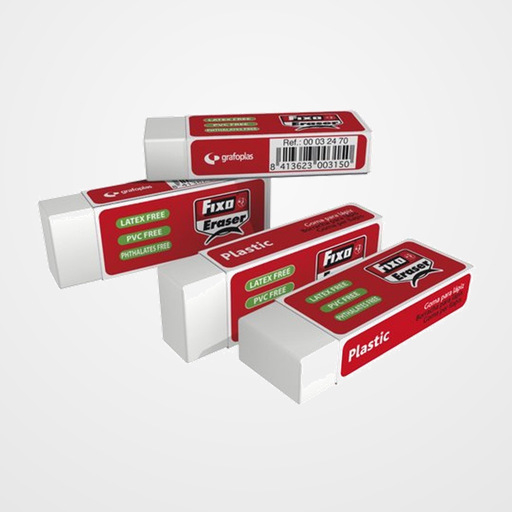 GOMA de BORRAR FIXO PLASTIC (ud.)