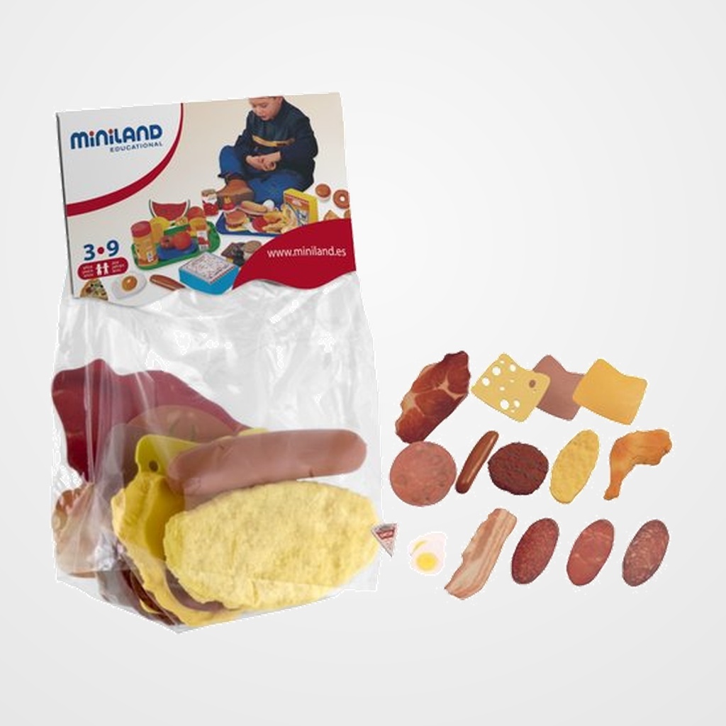 BOLSA MINILAND 16 PIEZAS DE FIAMBRE SURTIDA