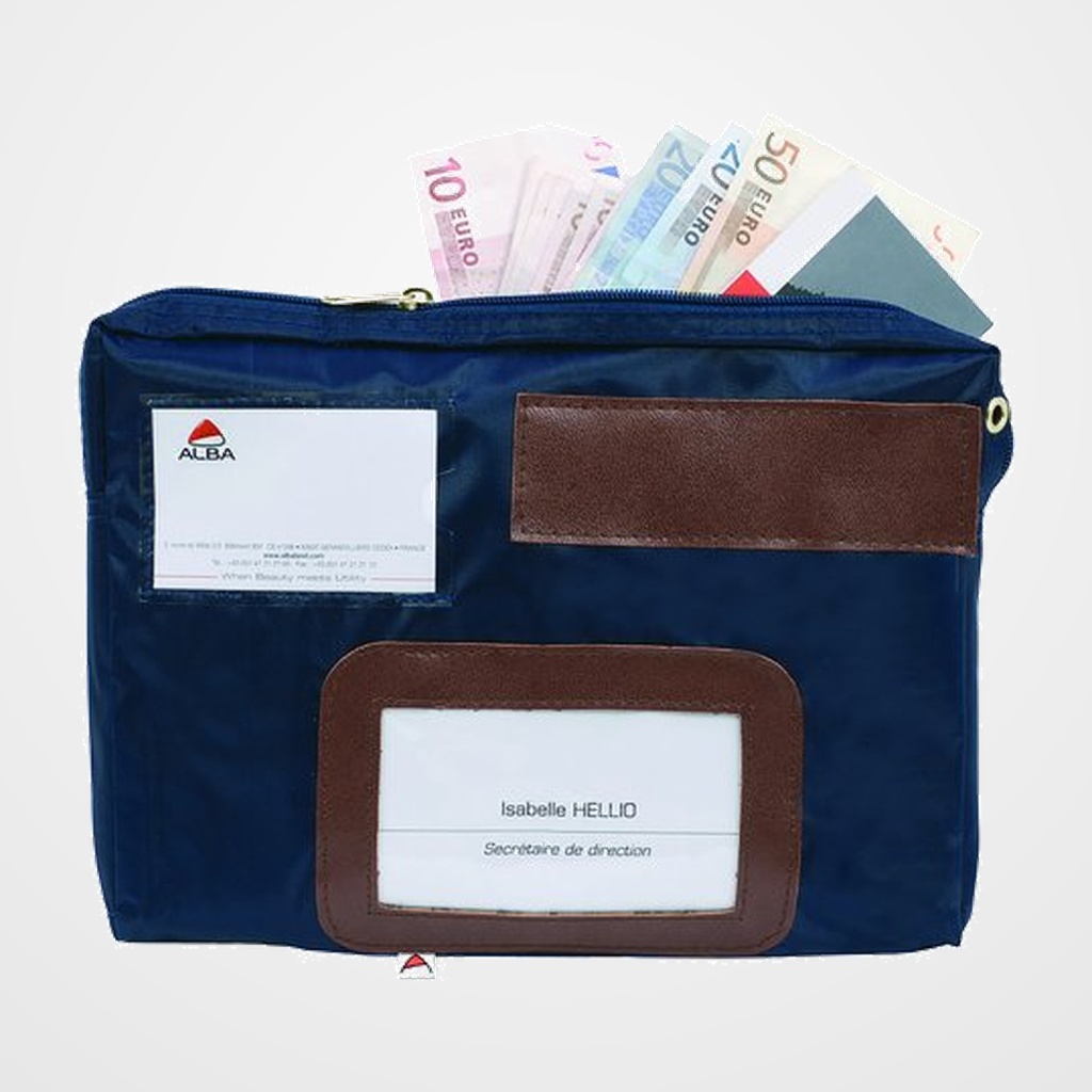 BOLSA VALIJA ALBA NYLON IMPERMEABLE 27x18x4 cm AZUL