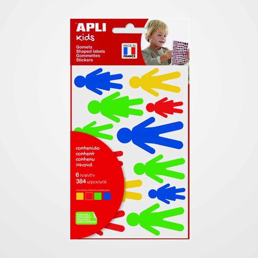 GOMETS APLI  BOLSA 6h REMOVIBLES SILUETAS (20687)