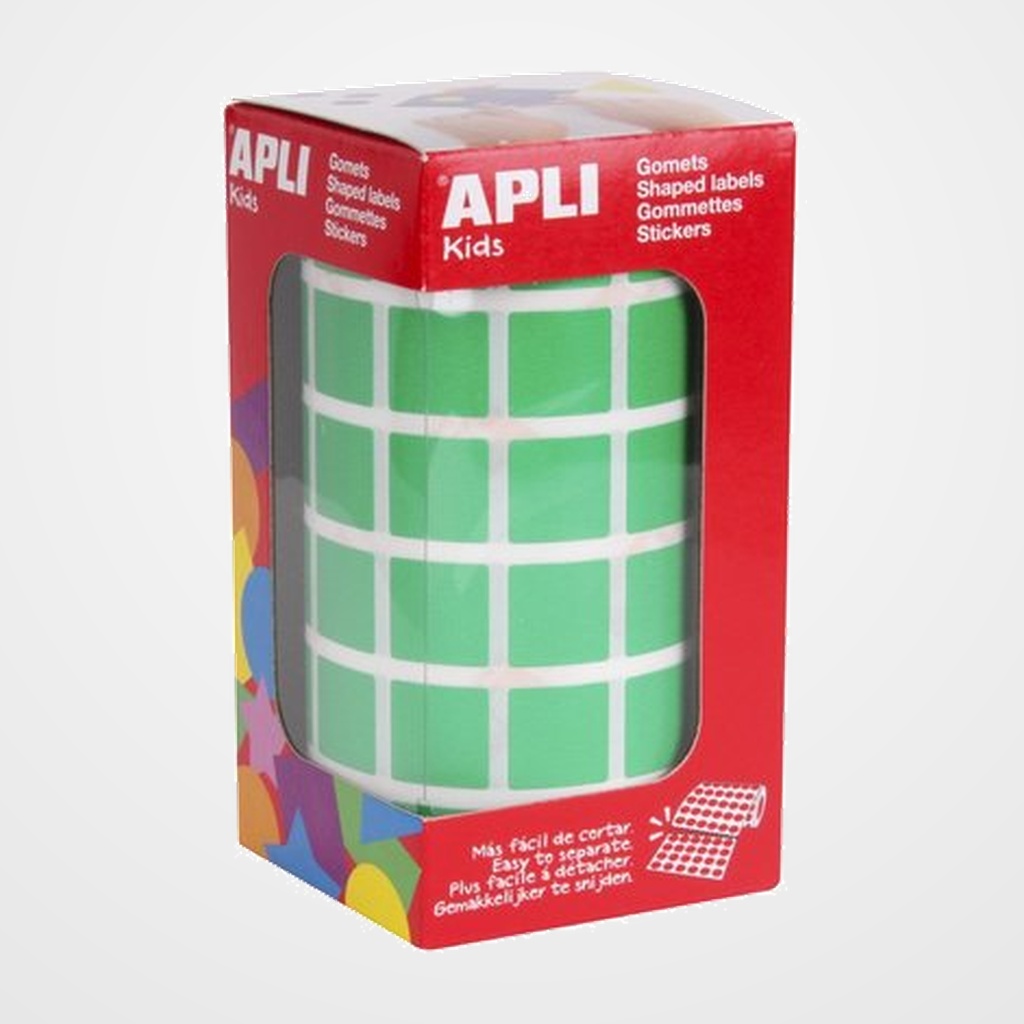 [18804334] GOMETS APLI ROLLO 59h CUADRADO 15 mm VERDE 2.832 uds. (12478)