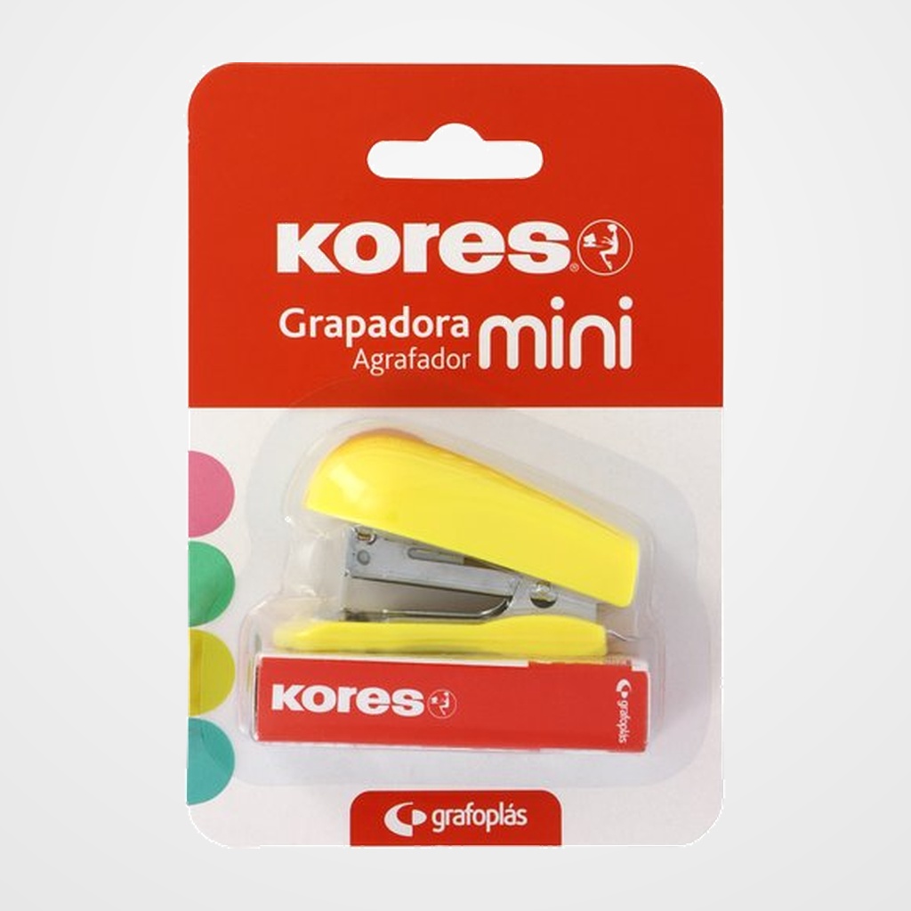 [12901694] GRAPADORA KORES MINI (12h) AMARILLO (BLISTER)