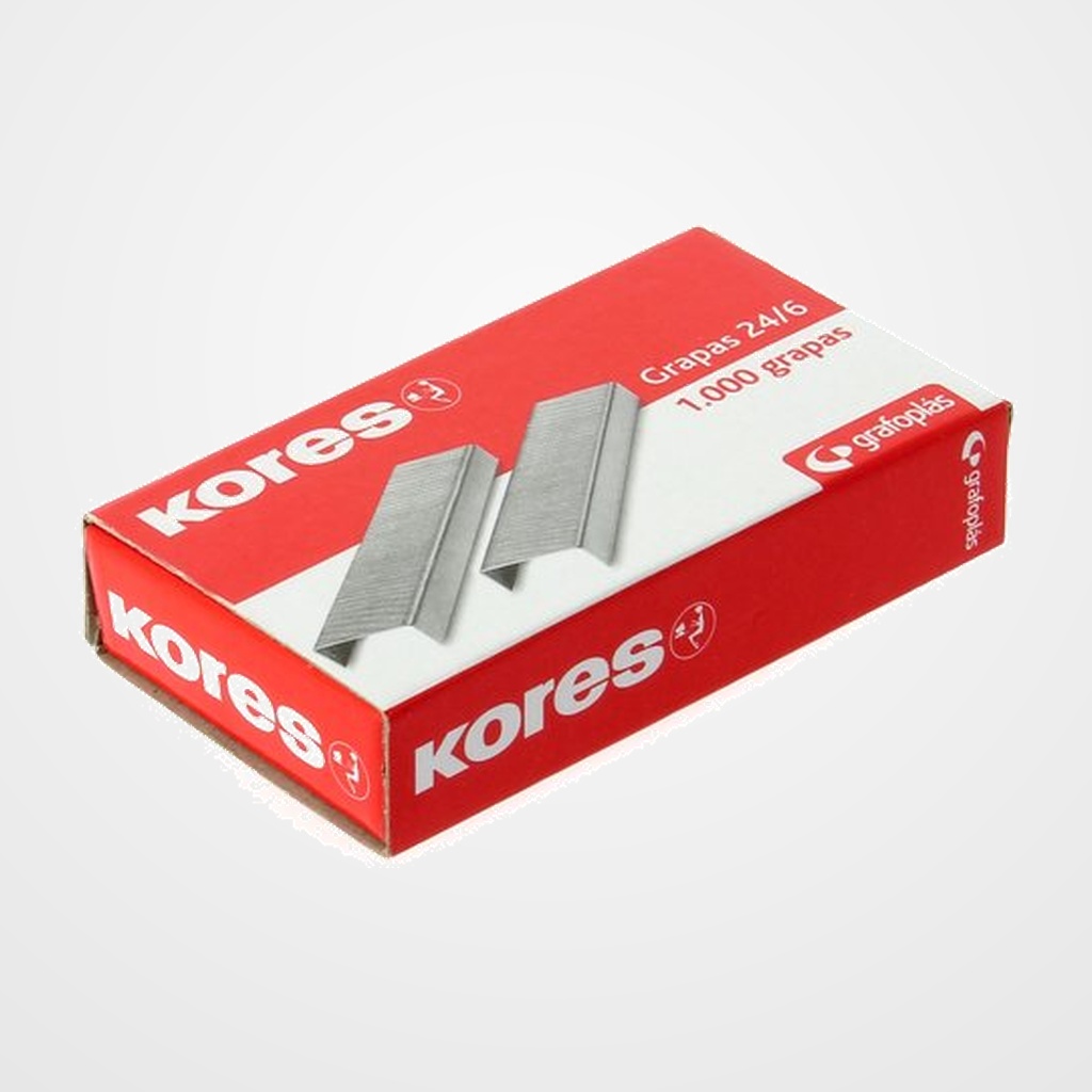 GRAPAS OFIGRAP 24/6 COBREADAS caja de 1000