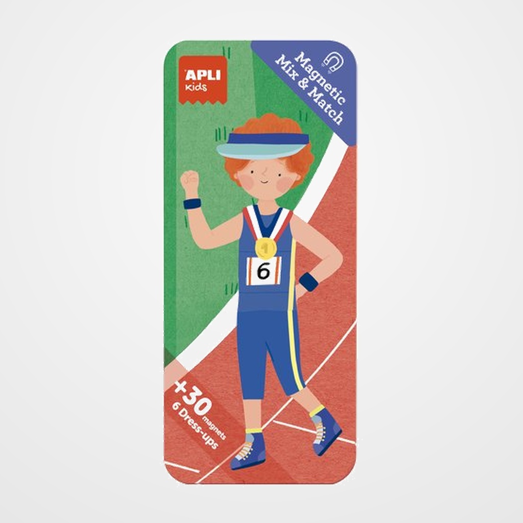 [25001556] JUEGO APLI KIDS MAGNETICO MIX&MATCH DEPORTES (+3 años)