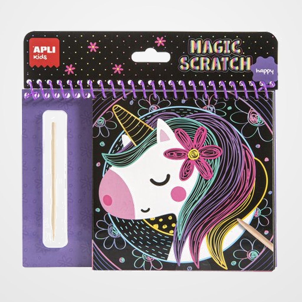 [25902002] JUEGO EDUCATIVO APLI KIDS BLOC LAMINAS PARA RASCAR HAPPY