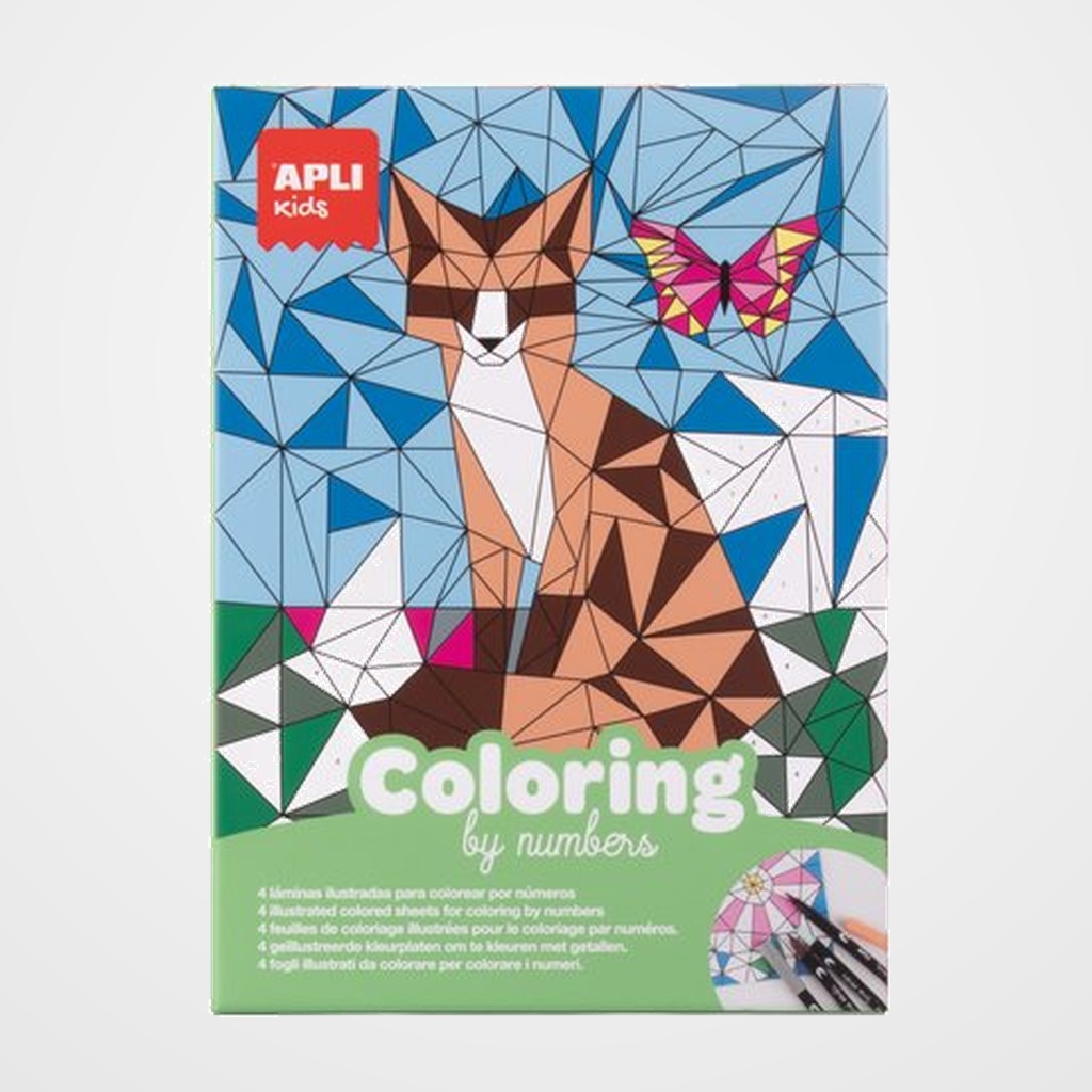 [25902256] JUEGO EDUCATIVO APLI KIDS COLOREA POR NUMEROS